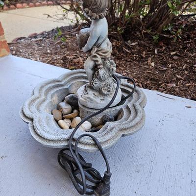 Fairy Yard Statuettes. Topiaries and More (BY-DW)