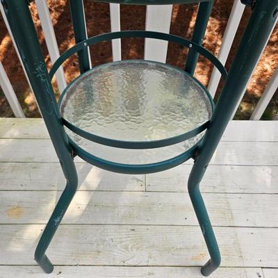 Hightop Outdoor Table, Chairs, & Tommy Bahama Cushions (BY-DW)