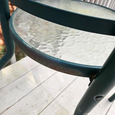 Hightop Outdoor Table, Chairs, & Tommy Bahama Cushions (BY-DW)