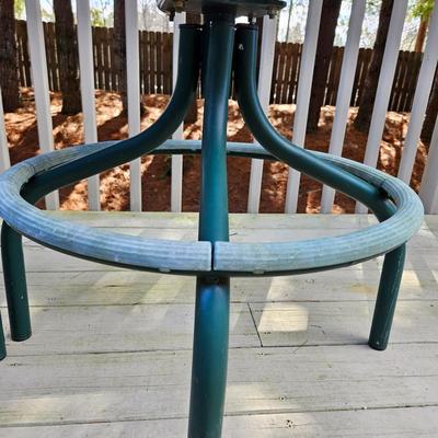 Hightop Outdoor Table, Chairs, & Tommy Bahama Cushions (BY-DW)