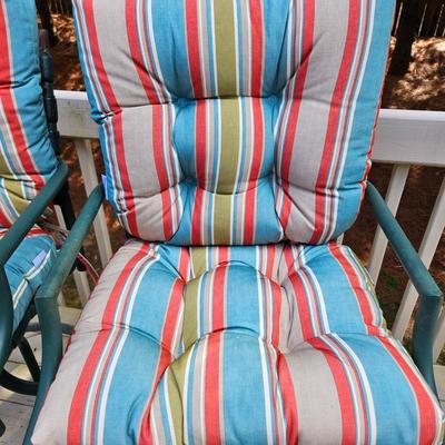 Hightop Outdoor Table, Chairs, & Tommy Bahama Cushions (BY-DW)