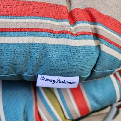 Hightop Outdoor Table, Chairs, & Tommy Bahama Cushions (BY-DW)