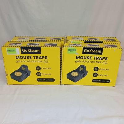 Lot of 4 Boxes of Brand New Mouse Traps