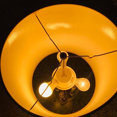Lot 7: Mid Century Modern MCM Brass Stiffle Candelabra Lamp by Tommi Parzinger