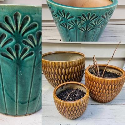 Ceramic Planters, Potting Soil, & More (BY-DW)