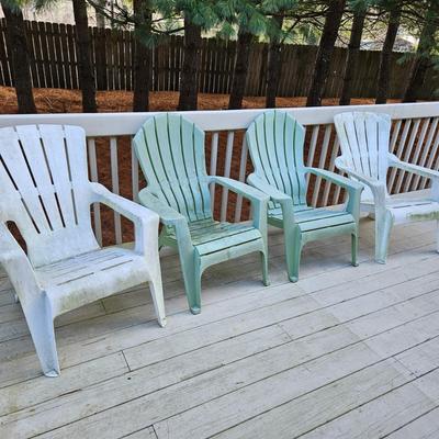 Four Adirondack Chairs (BY-DW)