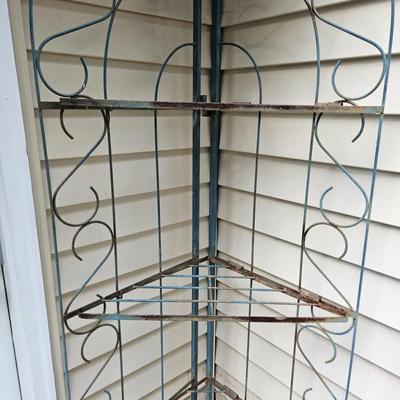 Outdoor Metal Corner Shelf (BY-DW)