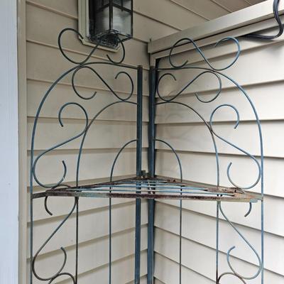 Outdoor Metal Corner Shelf (BY-DW)