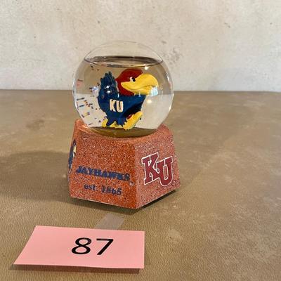 KU Snow globe