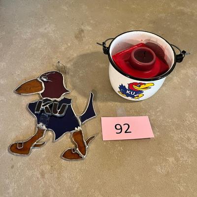 KU bucket & Window suncatcher