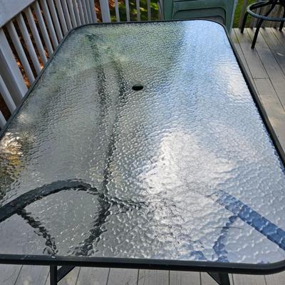 Outdoor Table, Chairs, Umbrella and Stand (BY-DW)