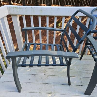 Outdoor Table, Chairs, Umbrella and Stand (BY-DW)