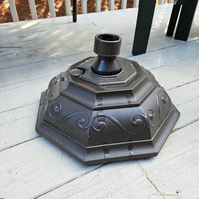 Outdoor Table, Chairs, Umbrella and Stand (BY-DW)