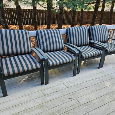 Outdoor Table, Chairs, Umbrella and Stand (BY-DW)