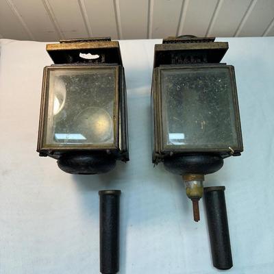 Two Antique Outdoor Lamps (See Description)