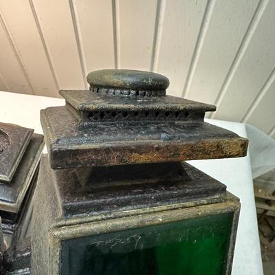 Two Antique Outdoor Lamps (See Description)