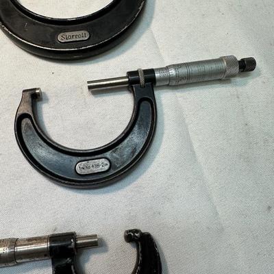 Starrett Micrometer set