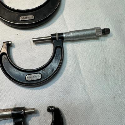 Starrett Micrometer set