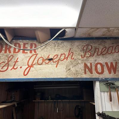 St. Joseph Bread Sign (see description)