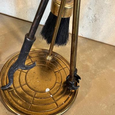 Brass Fireplace tools