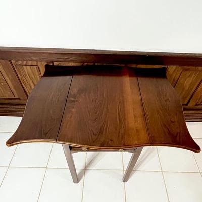 Solid Wood Drop Leaf Occasional Table