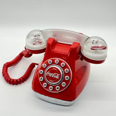 COCA-COLA ~ Collectable Snow Dome Red Telephone