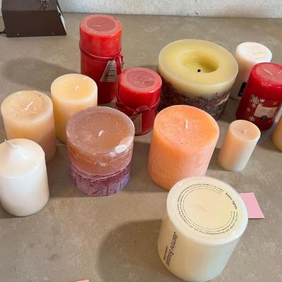 Lot of pillar candles #1