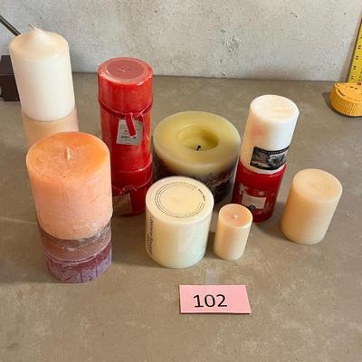 Lot of pillar candles #1