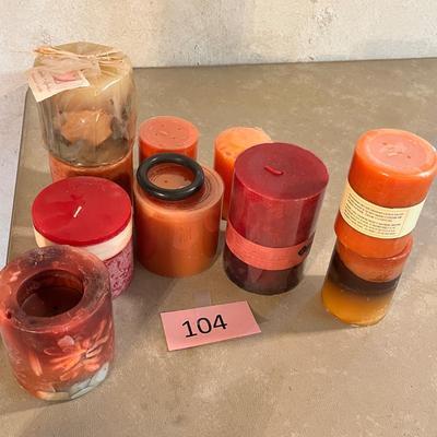 Lot #3 Pillar candles