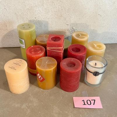 Lot of Pillar Candles #6