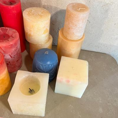 Lot #7 pillar candles