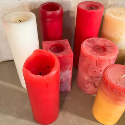 Lot #7 pillar candles