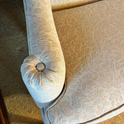 White Wing Back Chair