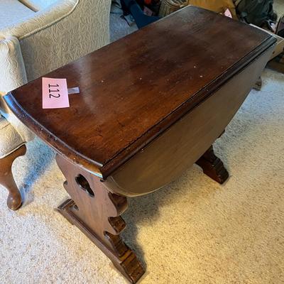 Pine Drop Leaf Side Table