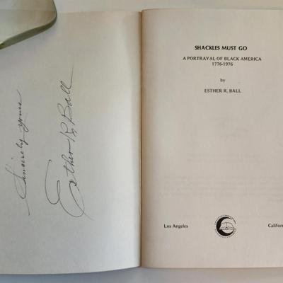 Black History Dramatic Presentation Signed by Author