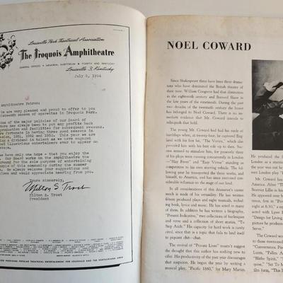 1954 Iroquois Amphitheatre Program with Jeanette MacDonald Autograph