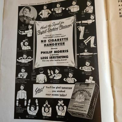 1948 Purdue vs Michigan Football Program