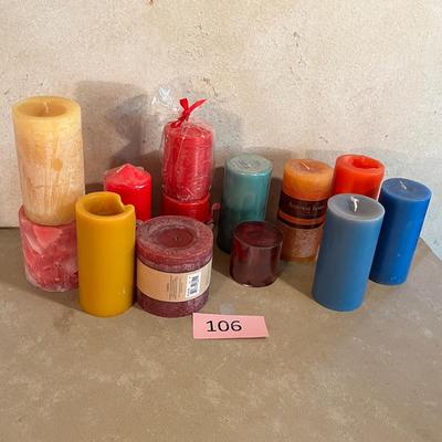 Lot of Pillar Candles #5