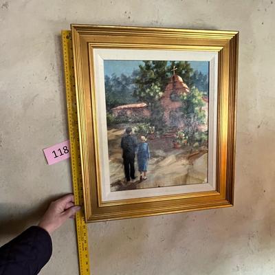 Vintage Mexican Oil painting