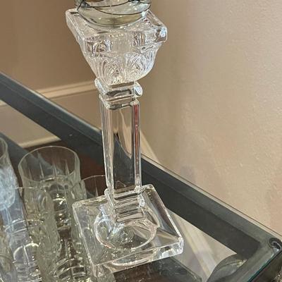 Vintage Crystal Candle Holder