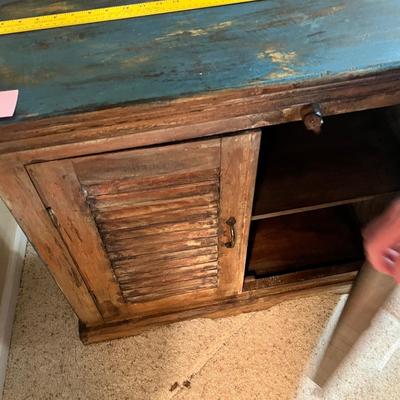 Primitive style cabinet.