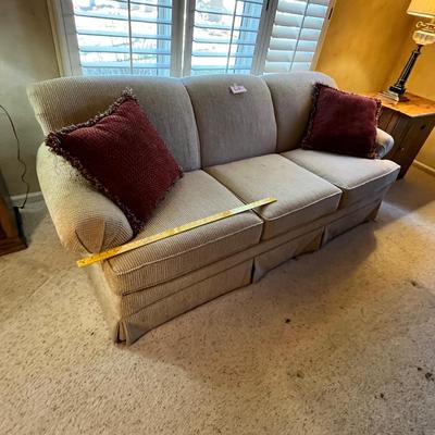 Ivory colored couch