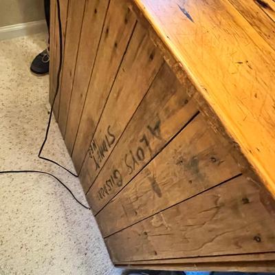 Primitive pine cabinet