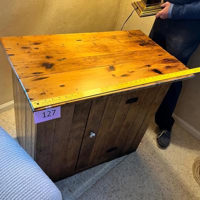 Primitive pine cabinet
