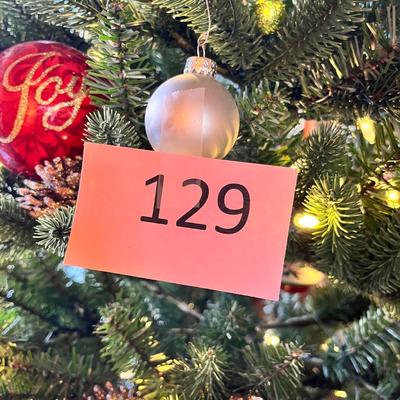 8' Christmas Tree w/ Decorations