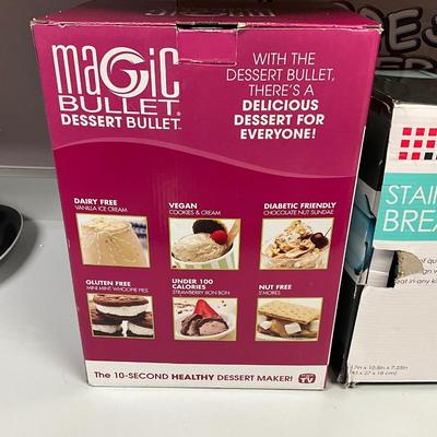 New Magic bullet Dessert Maker, Sâ€™mores Maker, and Bread Box