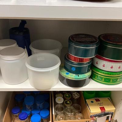 Tupperware, Tins, and Jars