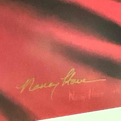 Nancy Howe â€œVery Still Lifeâ€ Signed/Numbered Framed Print, Two Wall Sconce Lamps