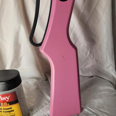 Pink Daisy BB gun with bbs