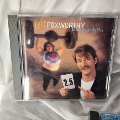 Lot of comedy CDs Lewis and Floorwax and Jeff Foxworthy